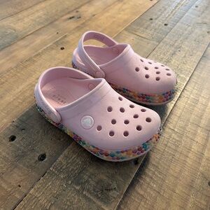 Girls crocs size 9